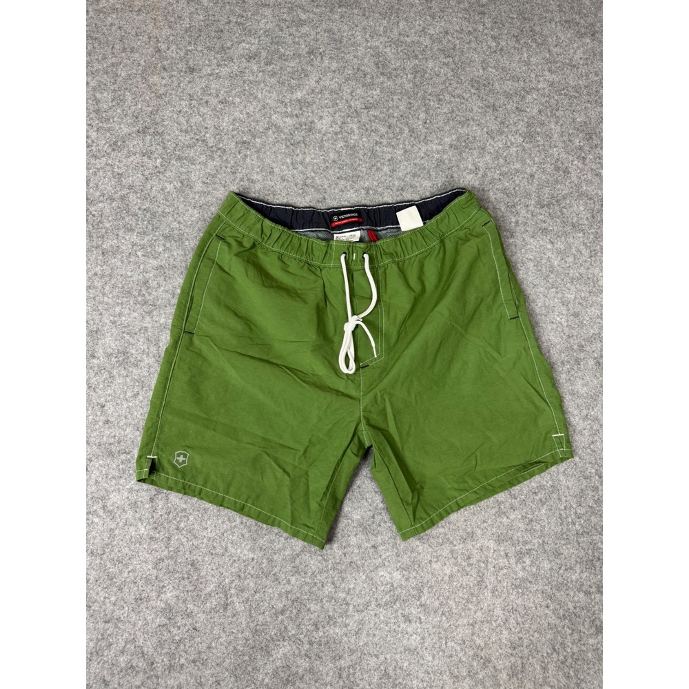 Victorinox Swiss Army Mens Bio Green Swim Trunks Board Shorts Size M M90613
